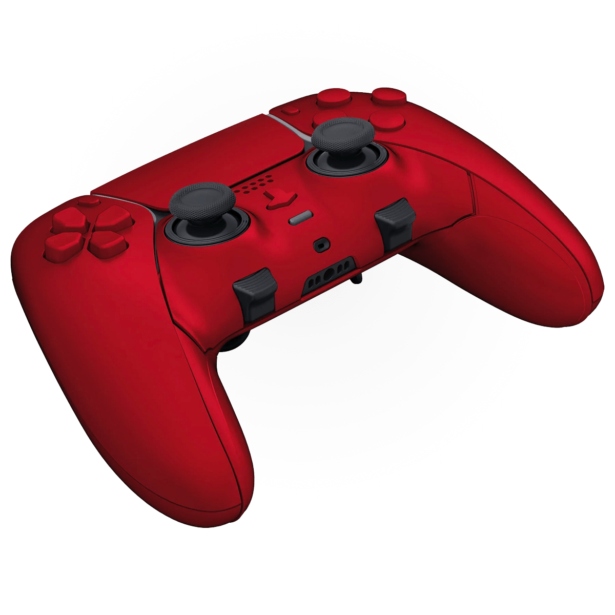 SOFT TOUCH RED PS5 DualSense Edge Custom Modded Wireless Controller - ModdedZone