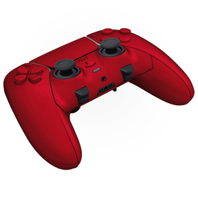 SOFT TOUCH RED PS5 DualSense Edge Custom Modded Wireless Controller - ModdedZone