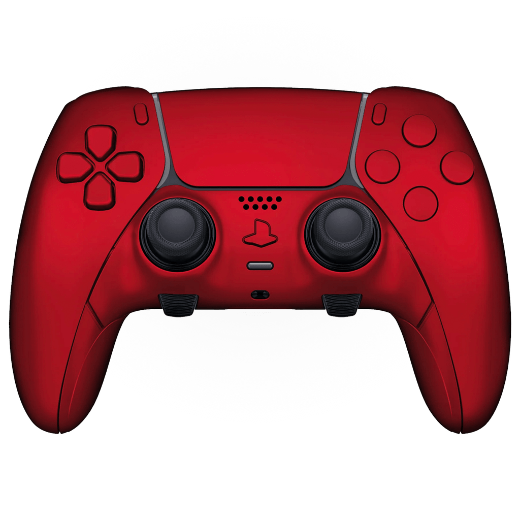 SOFT TOUCH RED PS5 DualSense Edge Custom Modded Wireless Controller