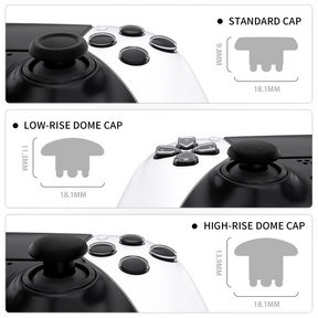 PS5 DualSense Edge Controller Replacement Thumbstick Caps Pack