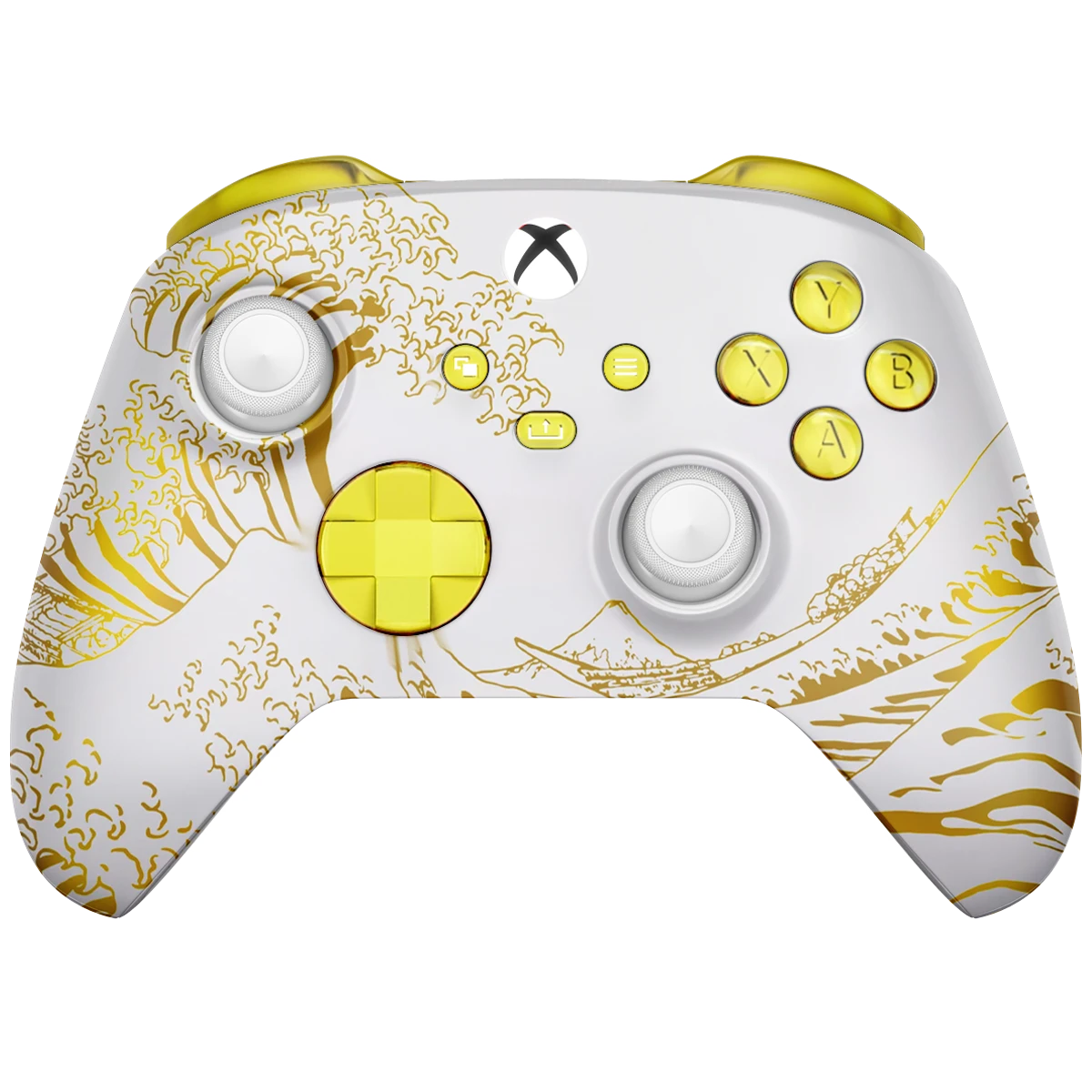 WHITE WAVE XBOX SERIES X CUSTOM MODDED CONTROLLER