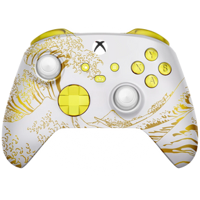 WHITE WAVE XBOX SERIES X CUSTOM MODDED CONTROLLER