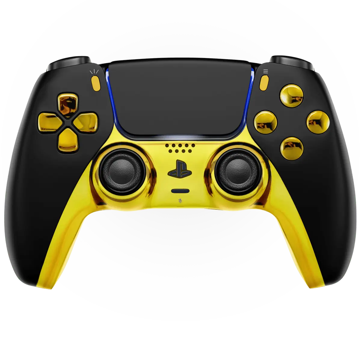 MODDEDZONE BLACK GOLD PS5 CUSTOM MODDED CONTROLLER | MODDEDZONE