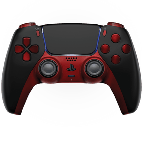 BLACK RED PS5 CUSTOM MODDED CONTROLLER - ModdedZone