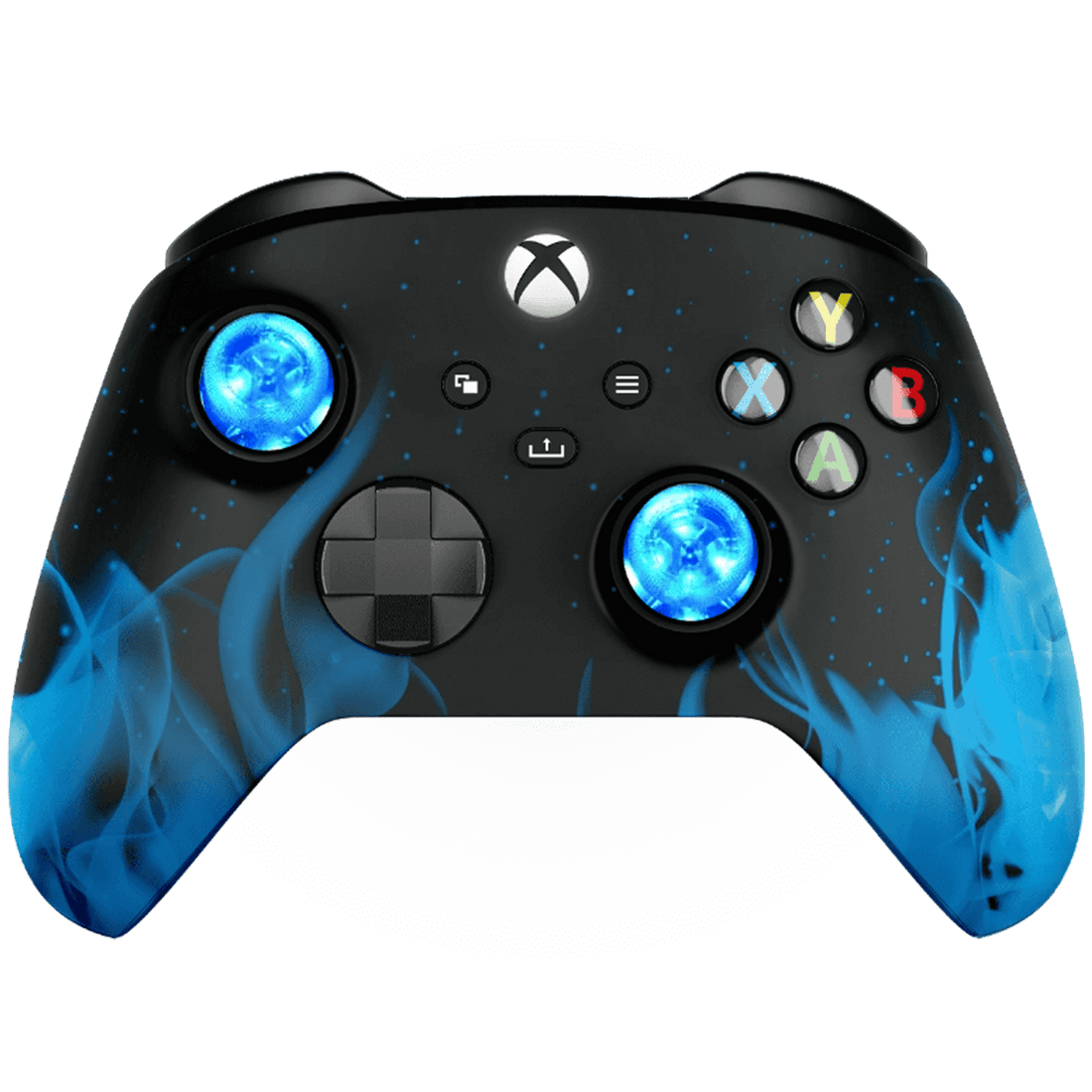 Blue Fire Xbox Series X Custom Modded Controller 