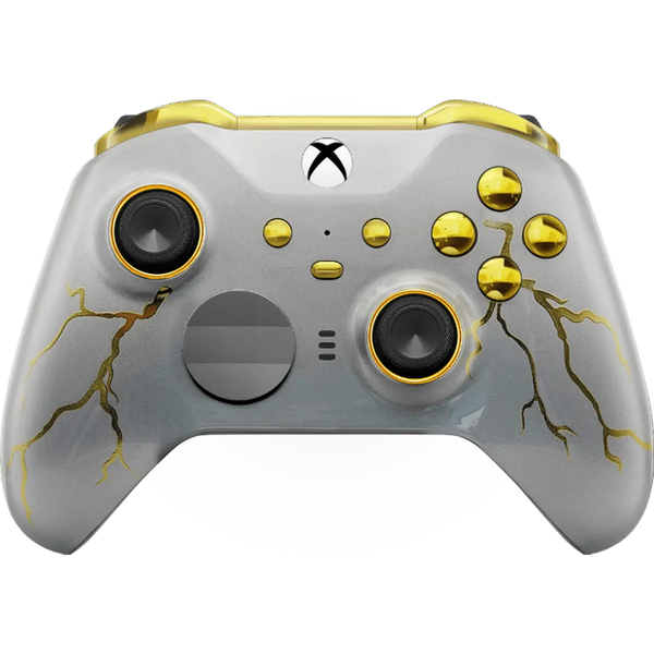 MODDEDZONE GOLD THUNDER XBOX ELITE SERIES 2 CUSTOM MODDED CONTROLLER ...