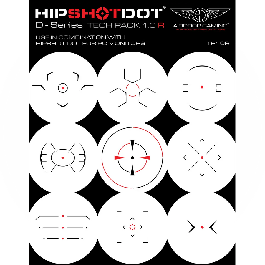 HIPSHOTDOT AIM SIGHT ASSIST TV | MONITOR DECALS | MODDEDZONE